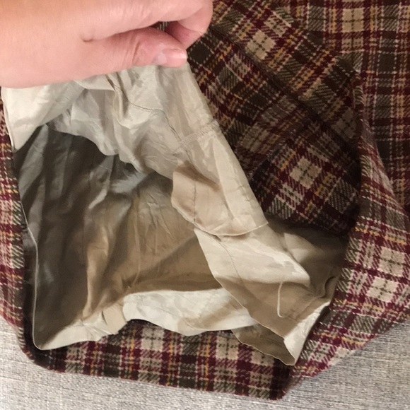 VINTAGE 60s/70s Abercrombie & Fitch Wool Blend Plaid Pinafore Dress Hong Kong - Picture 14 of 14